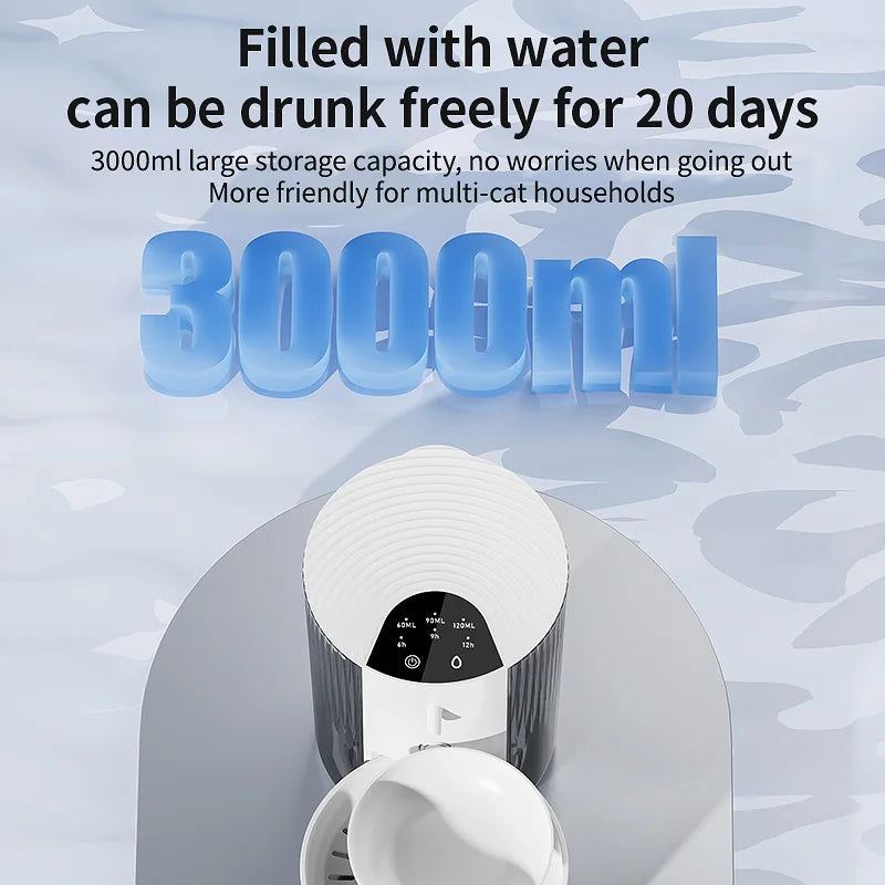 Bebedero Inteligente para Mascotas con Dispensador Automático y Filtro Purificador